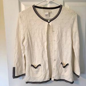 White Lightweight Cardigan